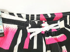 Badehose Badeshorts XL Beach Wear E & F Shorts Schwarz Weiß Rosa Short
