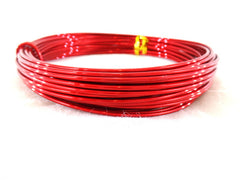 Aludraht 2mm Basteldraht Schmuckdraht Draht 2,0 mm 100 gr. Biegedraht Rot