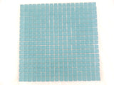 Glasmosaik Fliesen hellblau Türkis matt Matte 30 x 30 cm