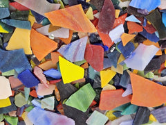 Casa-Poador Glasmosaik Mosaiksteine Bunt Bruchglas Tiffany Mix Diy Glas