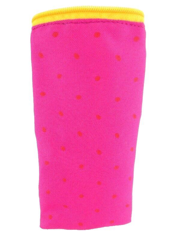 Deuter Schlamperrolle Federmäppchen Pink mit Punkte Reißverschluss Orange Schule