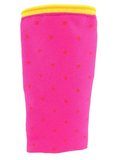 Deuter Schlamperrolle Federmäppchen Pink mit Punkte Reißverschluss Orange Schule