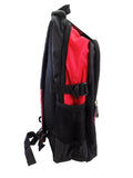 TAPPLE RUCKSACK Rot Schwarz Laptopfach Schulrucksack Freizeit Schule