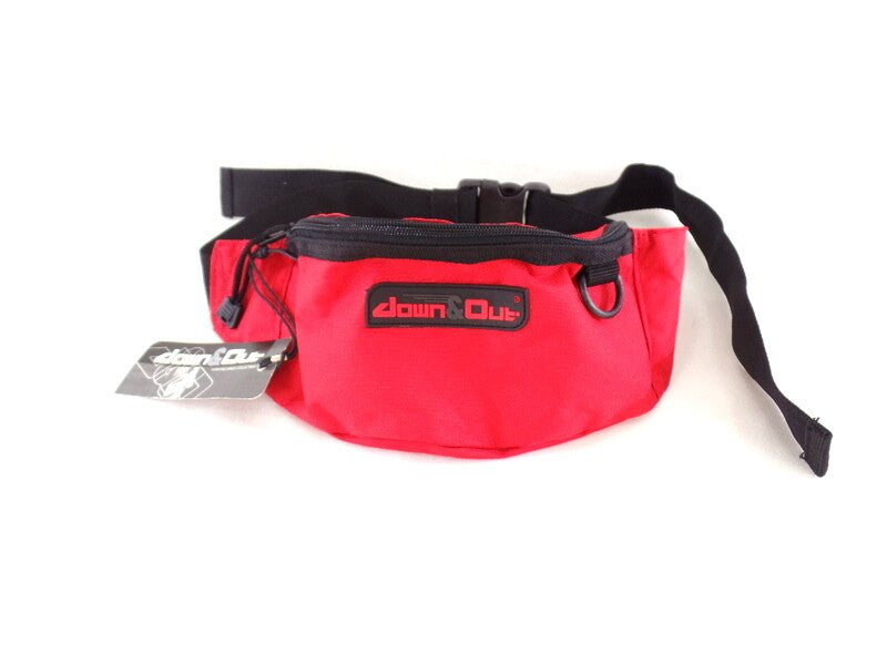 Bauchtasche Gürteltasche Freizeit Hüfttasche Down & Out Rot N - 217