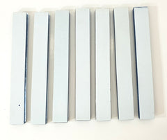 Glasmosaik Mosaikstäbchen Cobaltblau Blau 7 Stück glatt Glasstäbchen Bordüre