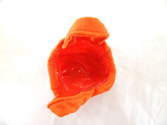 Filztüten Taschen 24 Stück  je 8 Stück in 3 Farben  gelb orange grün Deko