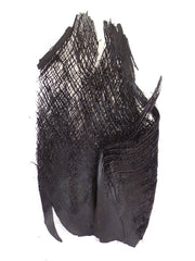 Trockenblumen Palmfaser grob Schwarz gefärbt 400 gr. Deko