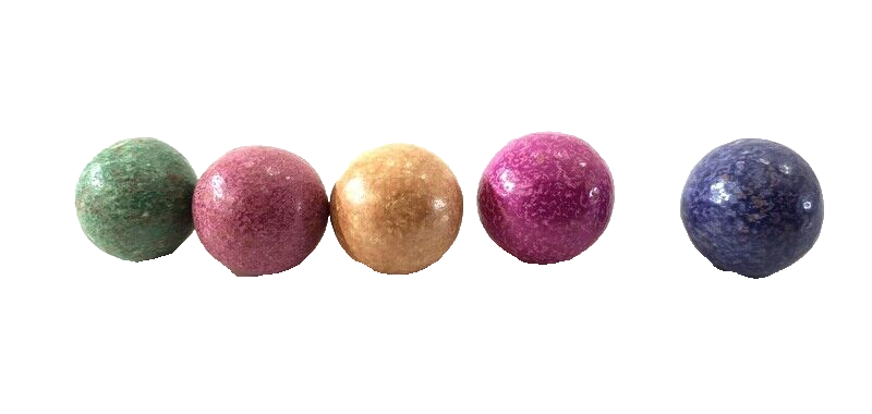 Kugeln Keramik Ton bunt 5 Farben Mix 250 g Basteln Dekoration