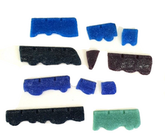 Glasmosaik Mosaiksteine 750g Mix Bunt Basteln Mosaik Bruchglas verschiedene Form