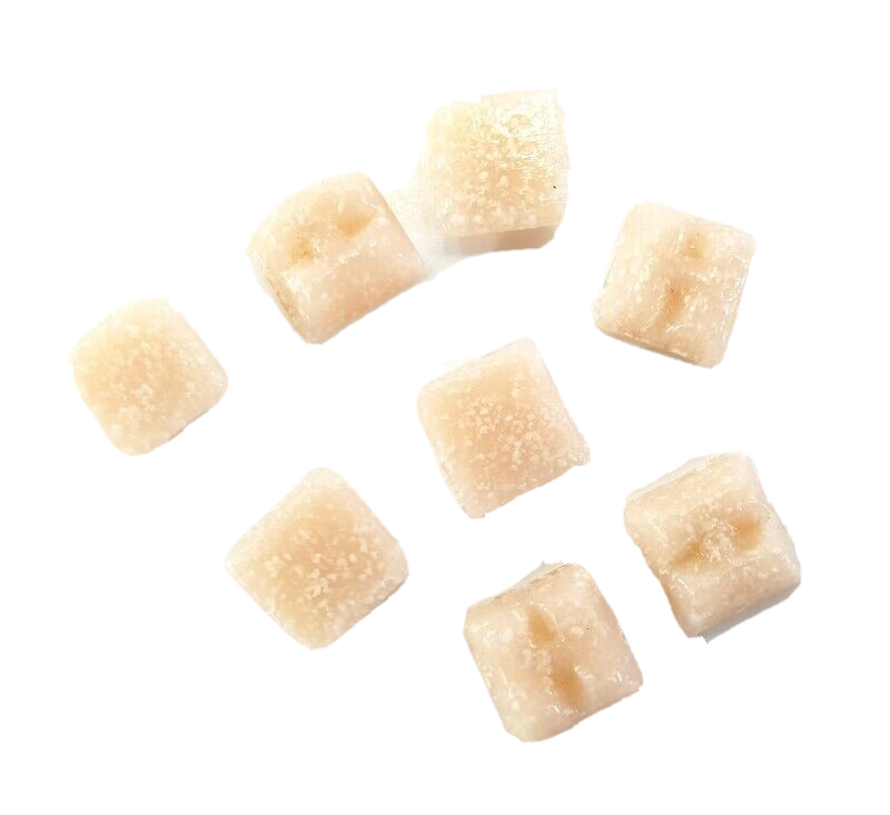Glasmosaiksteine 1500 g Lachs mini 10 x 10 x 4 mm 2100 Steine Mosaik Fliesen