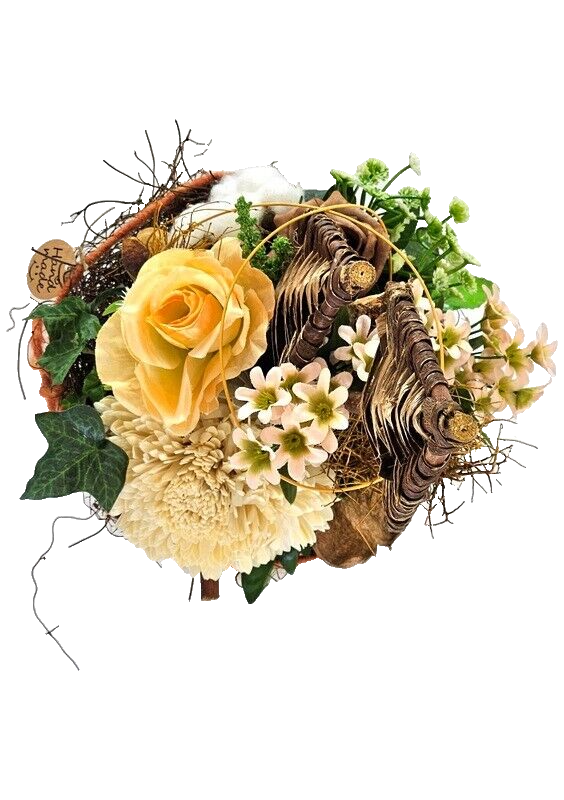 Grabsschmuck Moos Reben Buch künstliche Blumen Natur Buch In Liebe Gedenken