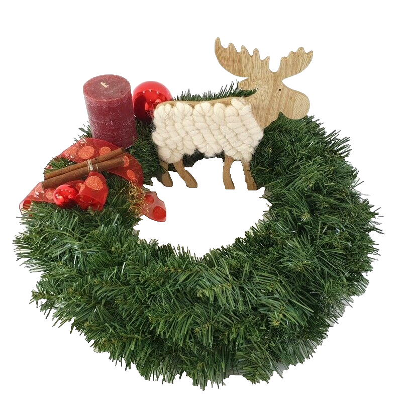 STROHKRÄNZE-Strohringe Ø40cm Strohrömer 3 Stück Rohling Kranz Vlies Adventskranz