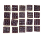 Glasmosaiksteine Seal Lila 20 x 20 x 4 mm 220 Steine 650 g Basteln Mosaik Glas