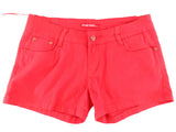 DAMENSHORTS HOTPANTS Jeans hellrot Miss One Größenvarianten 34 - 42 wählbar