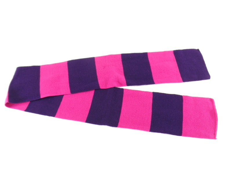 2 er Set Schal & Mütze Pink Lila Pink Braun gestreift Varianten