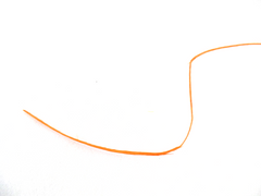 Holzwolle Rattan Orange 250 g gefärbt Trockenmaterial Floristik Dekoration