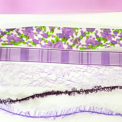 Geschenkband Schleifenband Deko Band Schleifen Bänder 12 x 5 Meter Lilatöne DIY