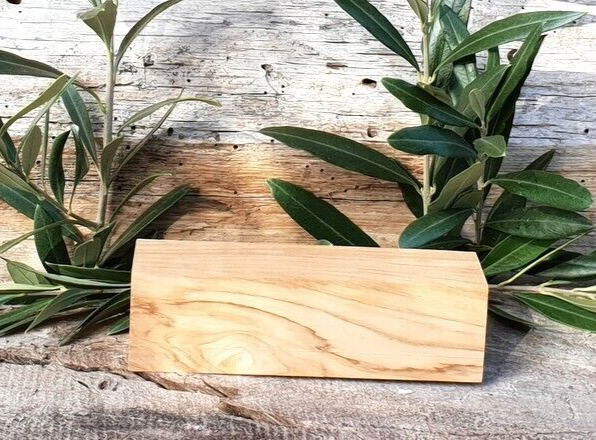 Olivenholz Schnitzholz Rohling Massivholz 40x40x140 mm 2 Stück Carving Kantel