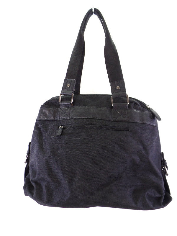 Geoss Tasche Schwarz Schultertasche Reißverschluss Damentasche