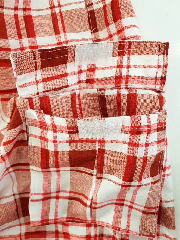 Badehosen Kinder 128 -140 3 für 2 Badeshorts kariert Shorts Grün Rot Taschen