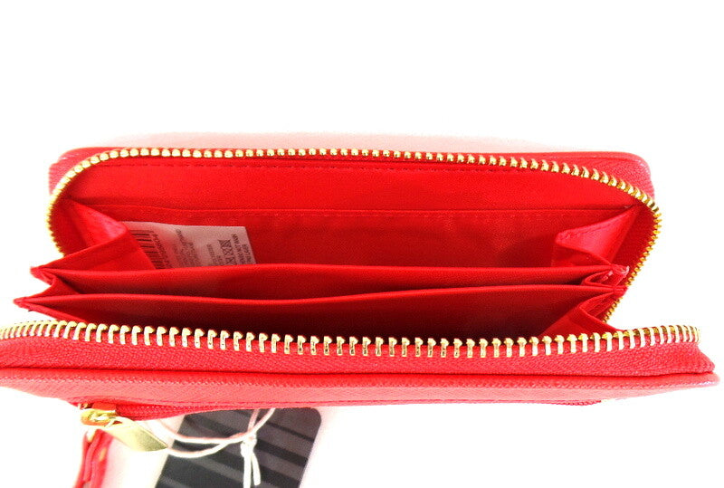 Geldbörse Portmonaie Wallet Rot Etui New Design Querformat Fee Anhänger