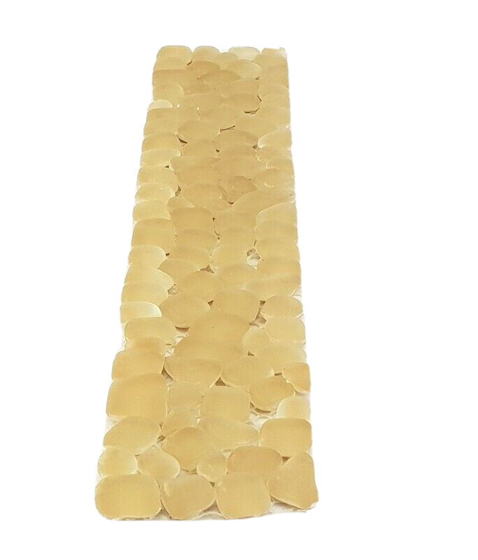 Mosaik Polygonal Steine Creme  1 Streifen matt unregelmäßig Tropfen Basteln DIY