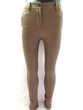Hose Chic & Mit Kaki Größe S Bundfaltenhose Buisnesshose Italy