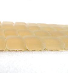 BORDÜRE Glasmosaik Beige matt Borde 1 x Streifen 92 Steine unregelmäßig