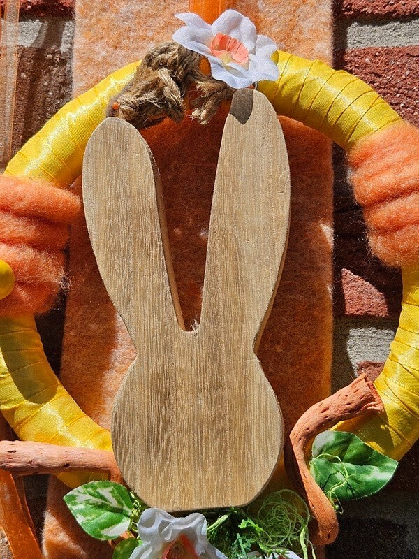 Casa-Poador Kranz Tür Wand Kranz künstlich Osterhase Osterglocken Geschenk