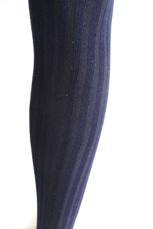 Leggings Damenleggins E & F Einheitsgröße baun oder blau als Variante wählbar