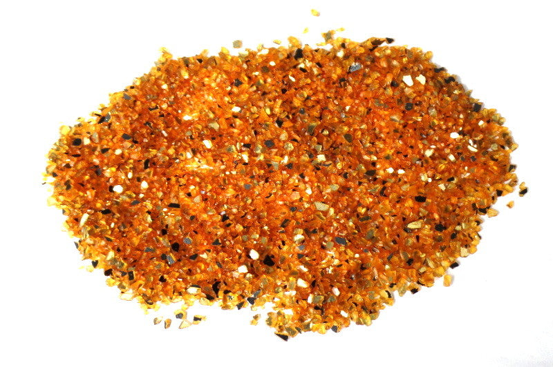 Spiegelgranulat Orange oder Silber 300 g Dose Körnung 1 - 4 mm Deko Varianten