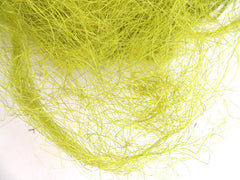Sisal Feenhaar gelbgrün lime 100 g gefärbt Trockenmaterial Floristik Deko
