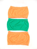 BANDAU 3 er SET BUSTIER  S / M Nahtlos Bügelos Trägerlos PF Sport Fitness
