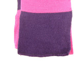 SCHAL & MÜTZE 2 ER SET Pink Lila Pink Braun gestreift Varianten Kinder