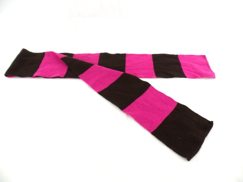 2 er Set Schal & Mütze Pink Lila Pink Braun gestreift Varianten