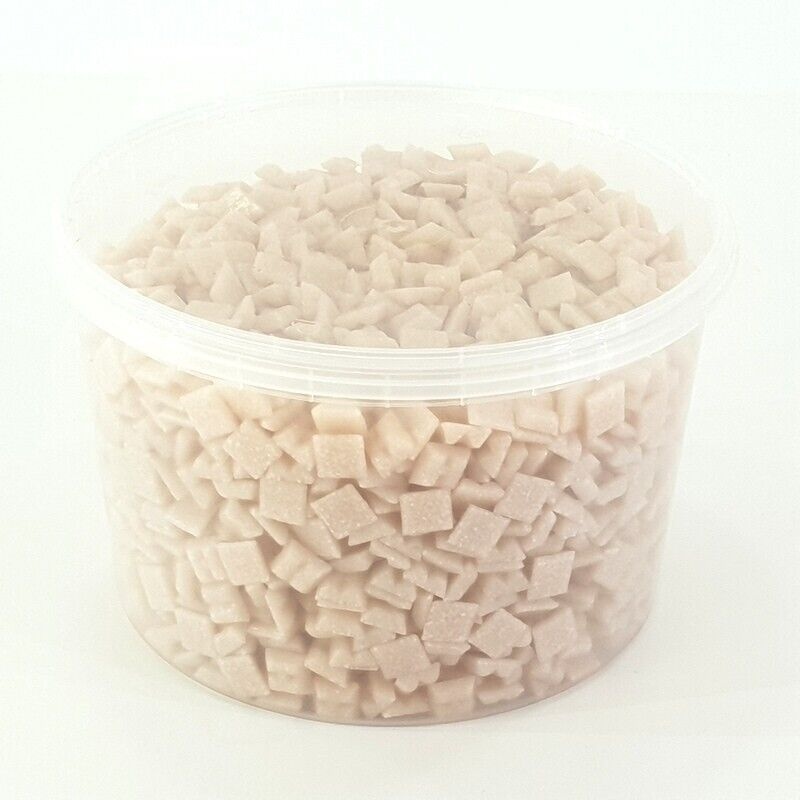 Glasmosaiksteine 1500 g Lachs mini 10 x 10 x 4 mm 2100 Steine Mosaik Fliesen