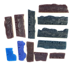 Glasmosaik Mosaiksteine 750g Mix Bunt Basteln Mosaik Bruchglas verschiedene Form