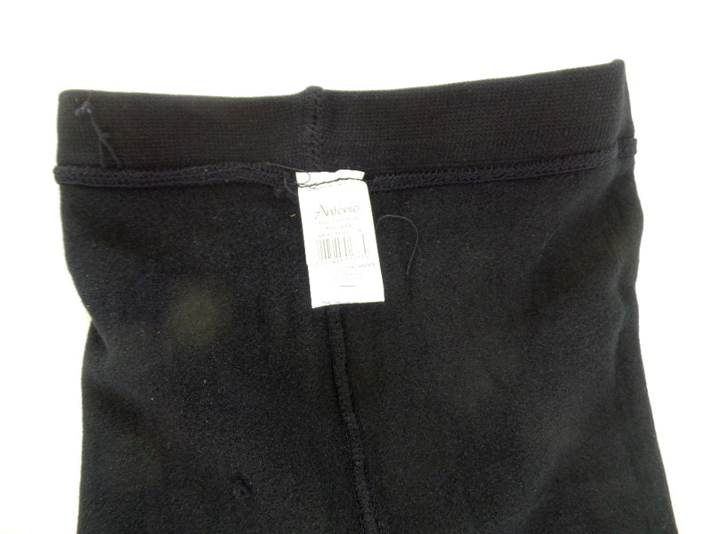 Antonio Kinder Thermo Leggings 3 Stück mit Innenfleece Schwarz blickdicht