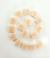Glasmosaiksteine 650 g Lachs mini 10 x 10 mm 900Steine Basteln Mosaik Fliesen