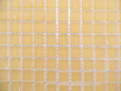 Ressalossa Glasmosaik Fliesen beige matt Matte 30 x 30 cm 324 Steine