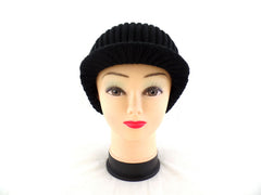 Mütze Beanie Strick Schirmmütze Schwarz 100% Polyacryl Highlight Company