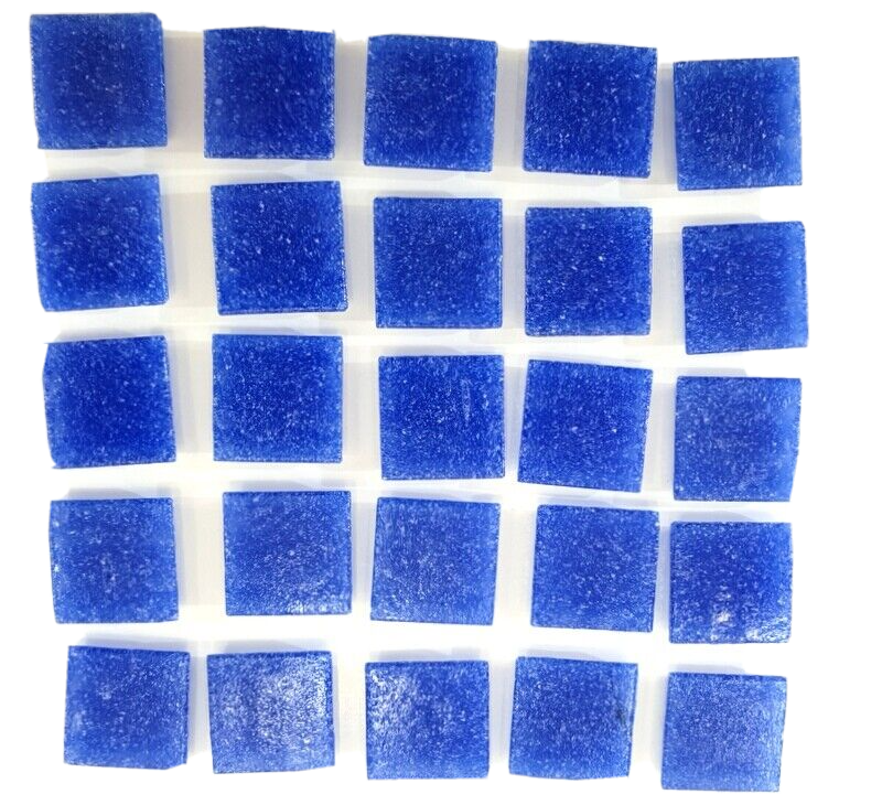 Mosaiksteine 650 g Midnight Blue Blau 20 x 20 mm 220 Steine Basteln Mosaik Glas