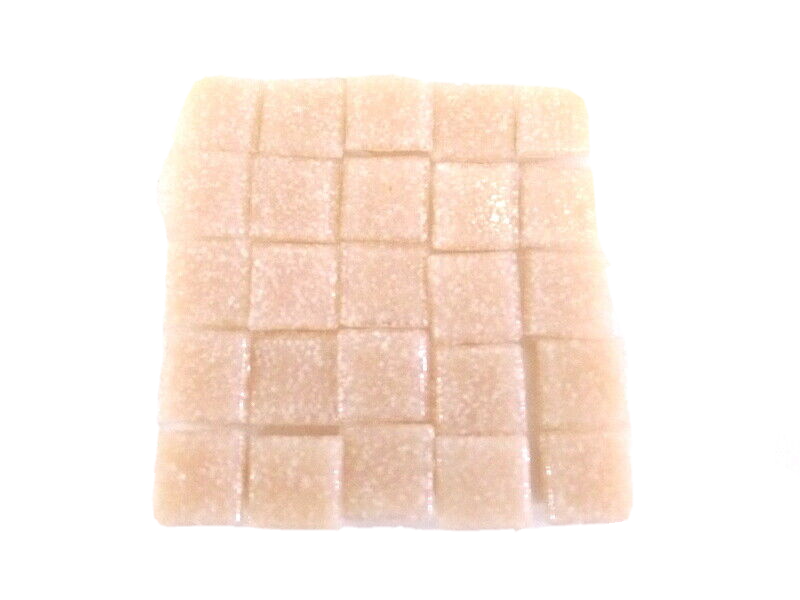 Glasmosaiksteine 1500 g Lachs mini 10 x 10 x 4 mm 2100 Steine Mosaik Fliesen