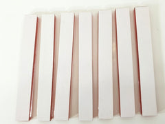 Glasmosaiksteine Mosaikstäbchen Strawberry 7 Stück glatt Glasstäbchen Küche
