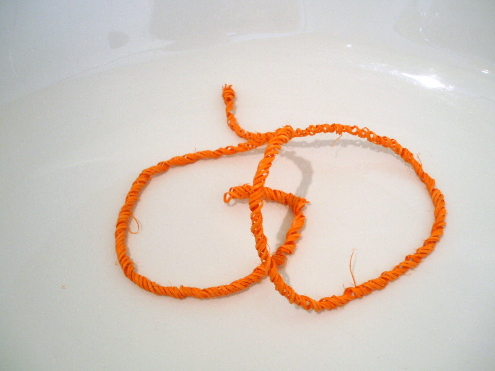 Band Orange Natur Kringel Kordel 1,10 L. 5 Packungen a 4 Stück Basteln Deko