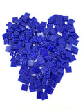 Glasmosaik Mosaiksteine 650g blau Navy 20 x 20 x 4 mm 220 Steine Basteln Mosaik