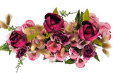 CASA - POADOR GESTECK Kunstblumen Tulpen Lagurus Glas Geschenk Wohnambiente