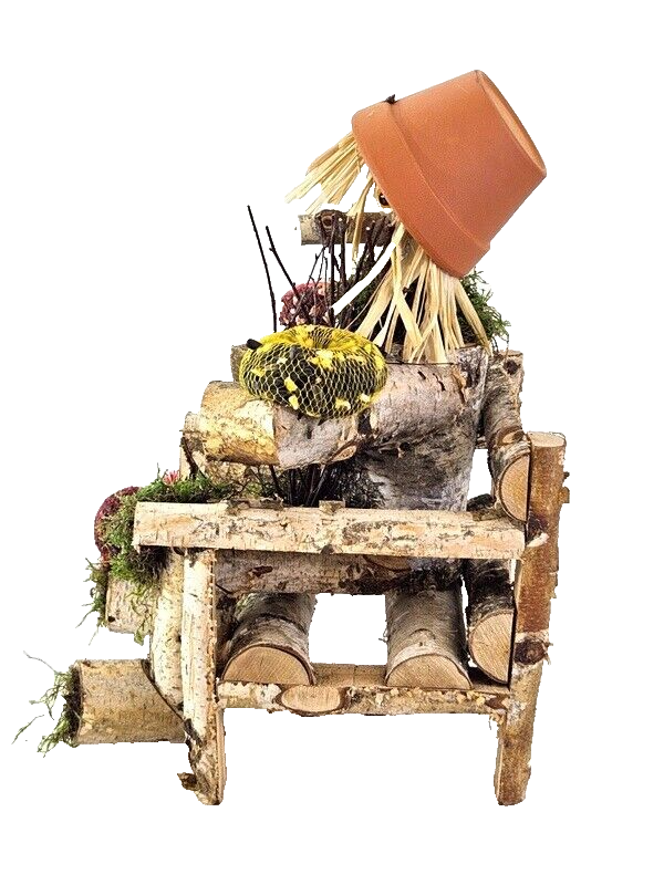 Vogelfutter Figur Männchen schöne Dekoration Sonnenblumenkerne Mais Futter Mix