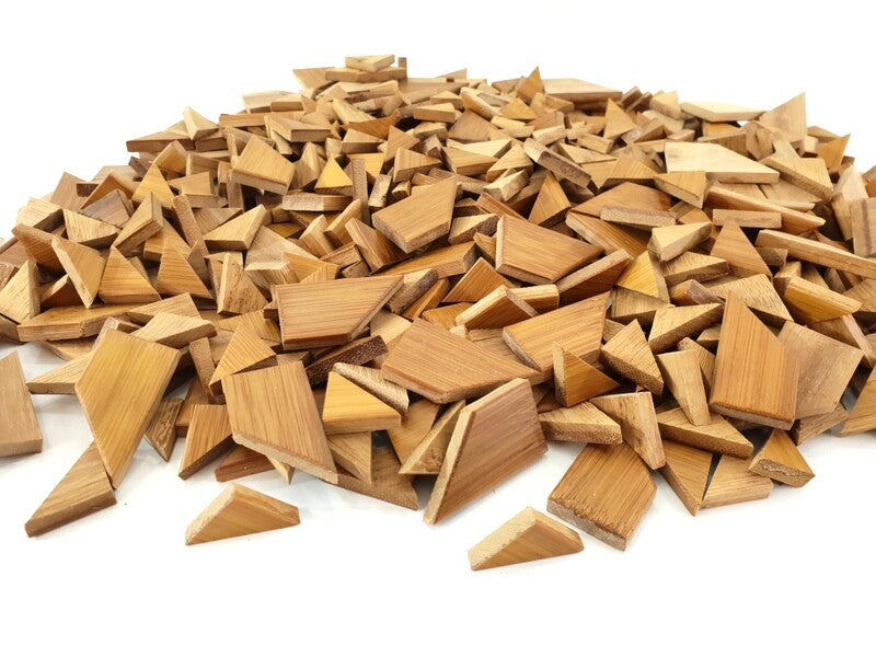 Bastelholz Dreiecke 500 g Spielen Bastel Verzieren Dekorieren Legespiele Holz