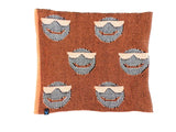 SCHAL RUNDSCHAL SMILEY Weiß mit Orangen Smileys Schlauchschal Schlupfschal H.C.